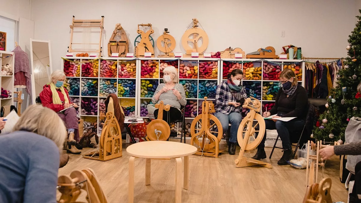 Spinning Class at the Studio