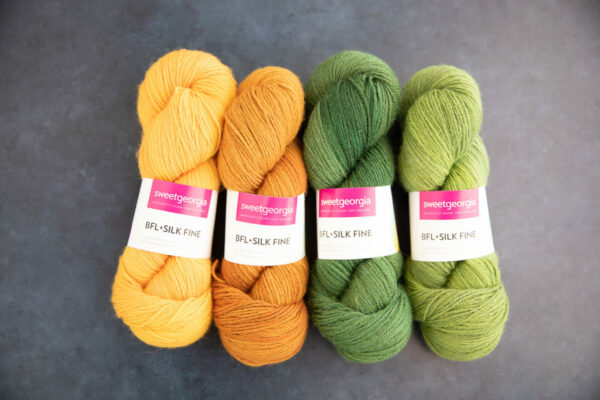 SweetGeorgia BFL+Silk Fine yarn