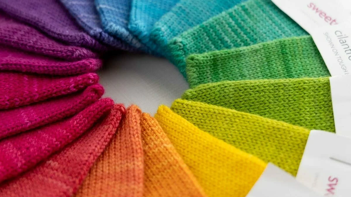 Element Collection hand-dyed colourways at SweetGeorgia Yarns
