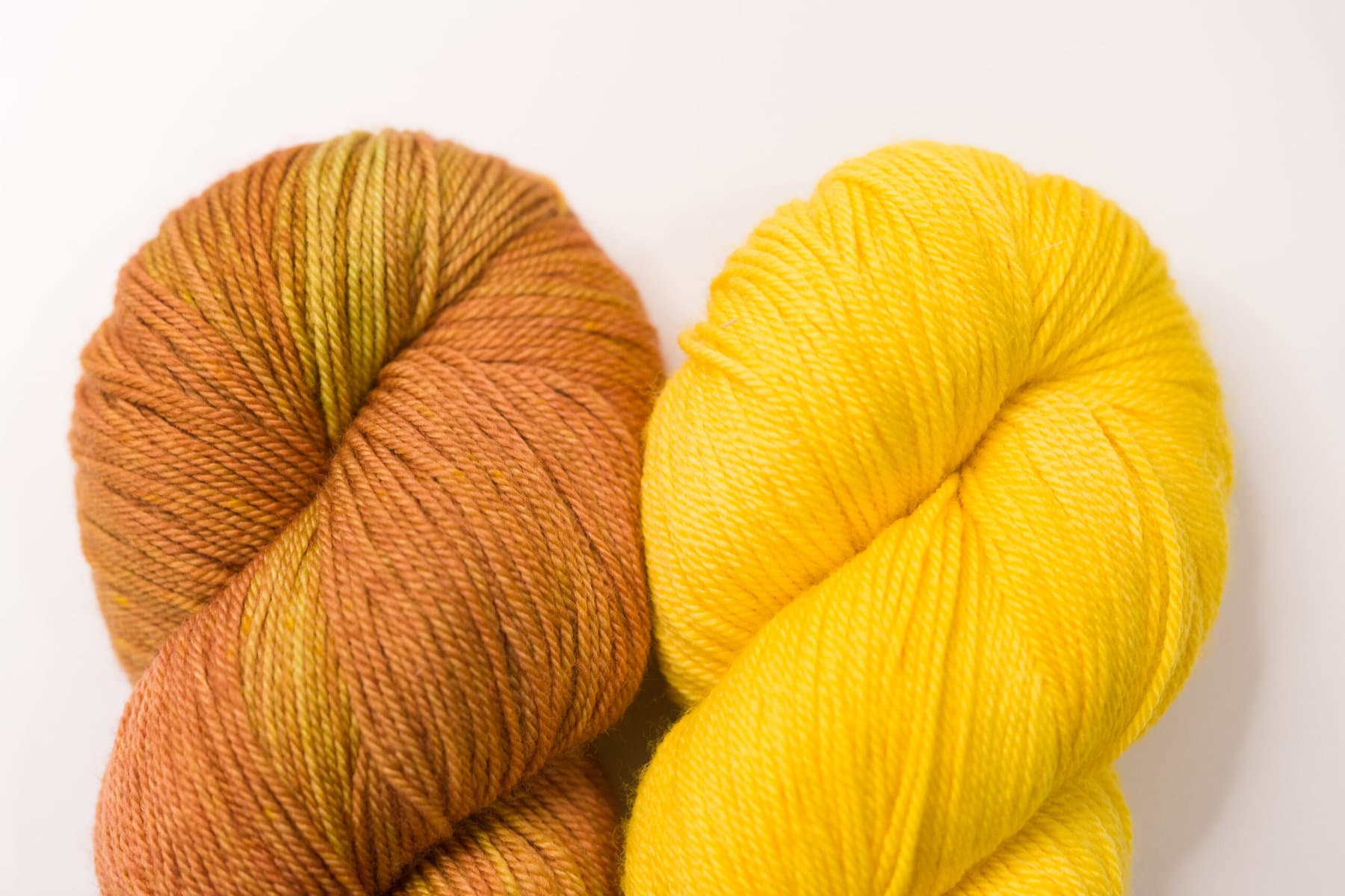 Low value yellow compared to a high value yellow
