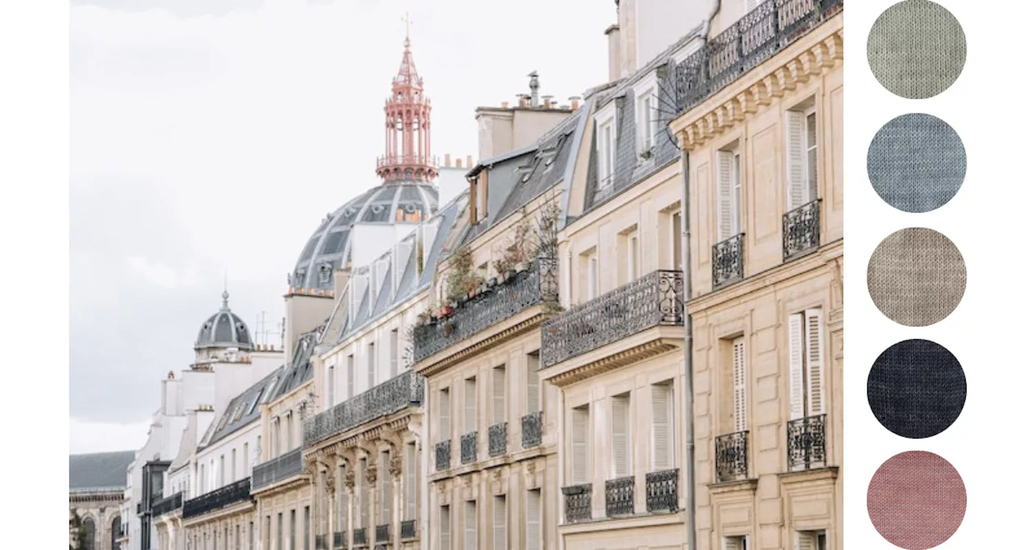 Using neutrals in surprising ways colour palette