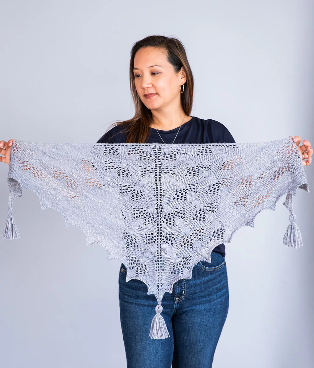Silver Willow Shawl