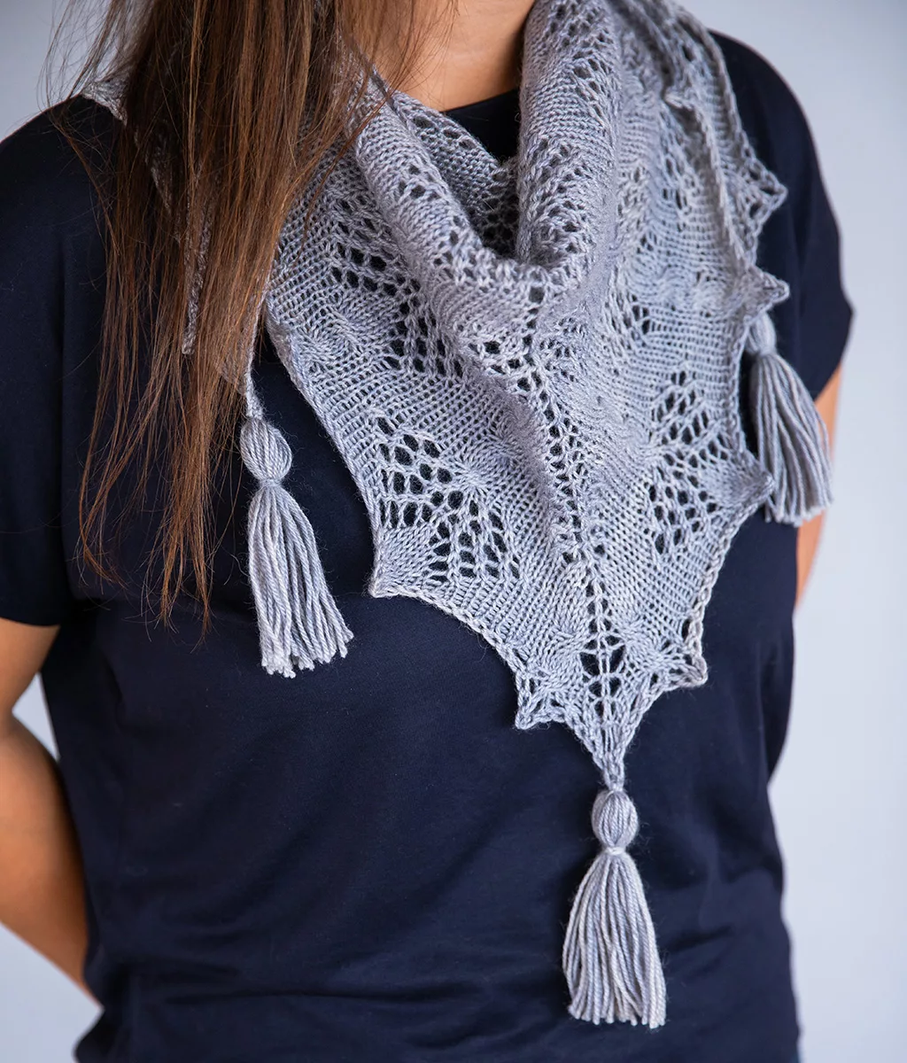 Silver Willow Shawl