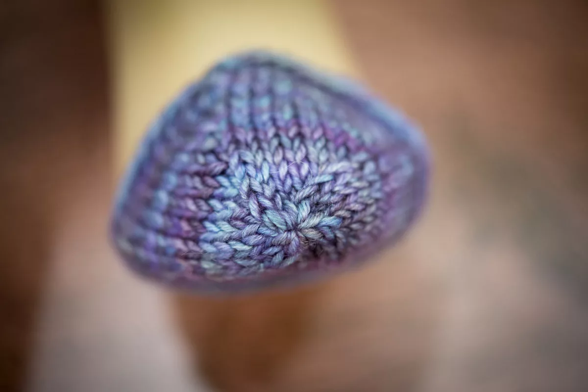 Star Toe worked in Magician on Superwash DK