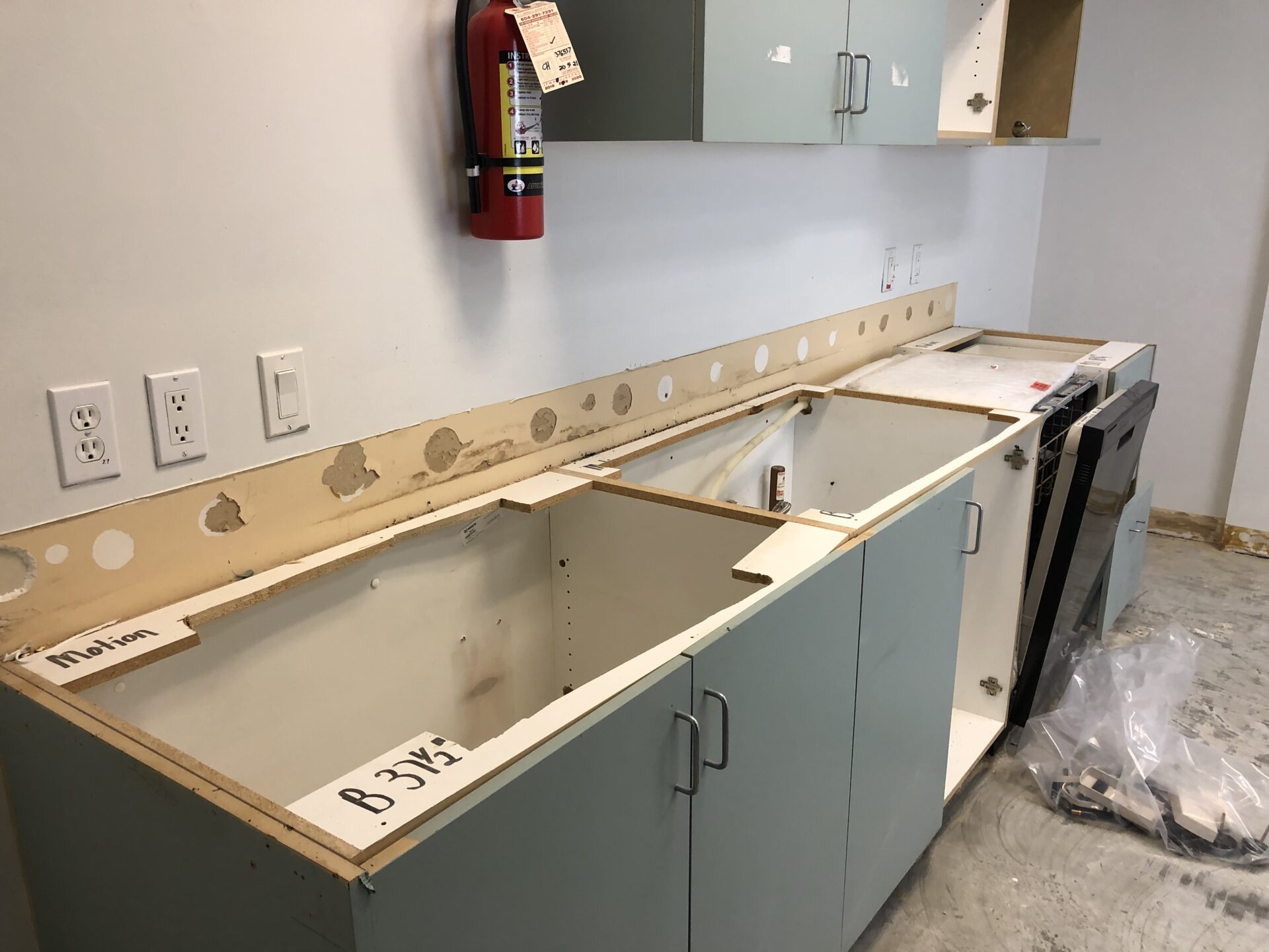 Kitchen and lunch room of SweetGeorgia Studio at Rand Avenue