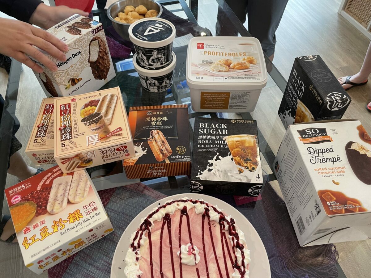 Team Lunch: Ice cream swap day at the Studio