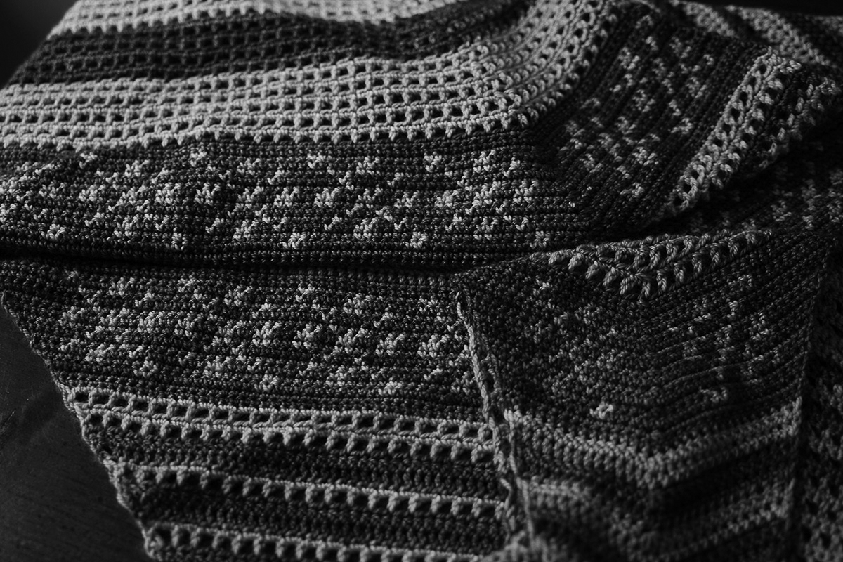 Value differences in a black-and-white photograph