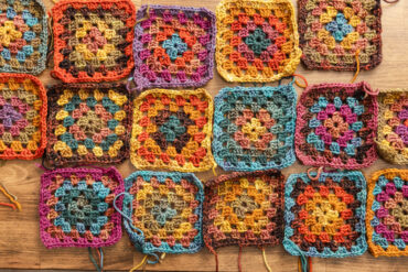 Crocheting Granny Squares for the Jethro Cardigan - SweetGeorgia Yarns