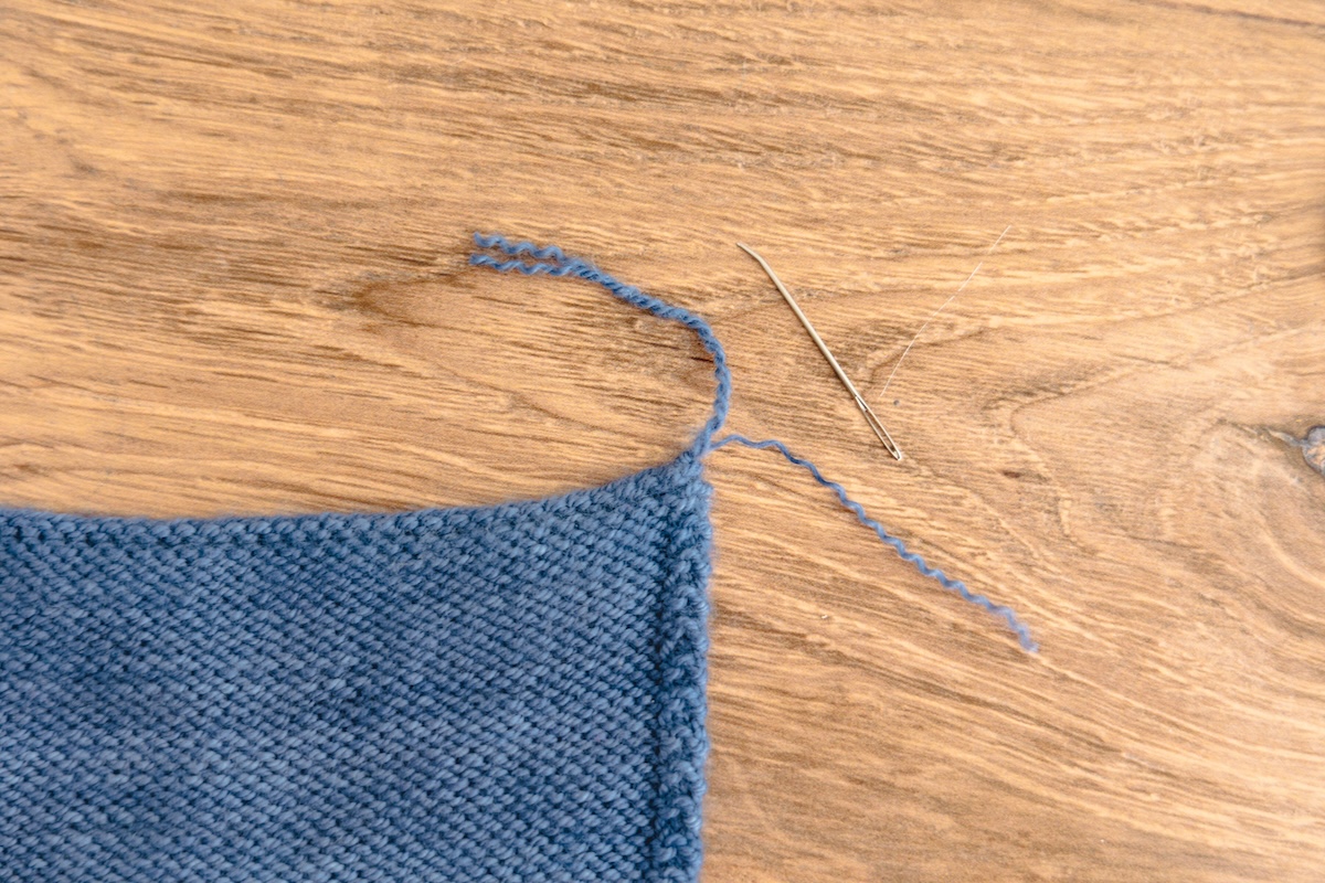 Splitting plies to weave in