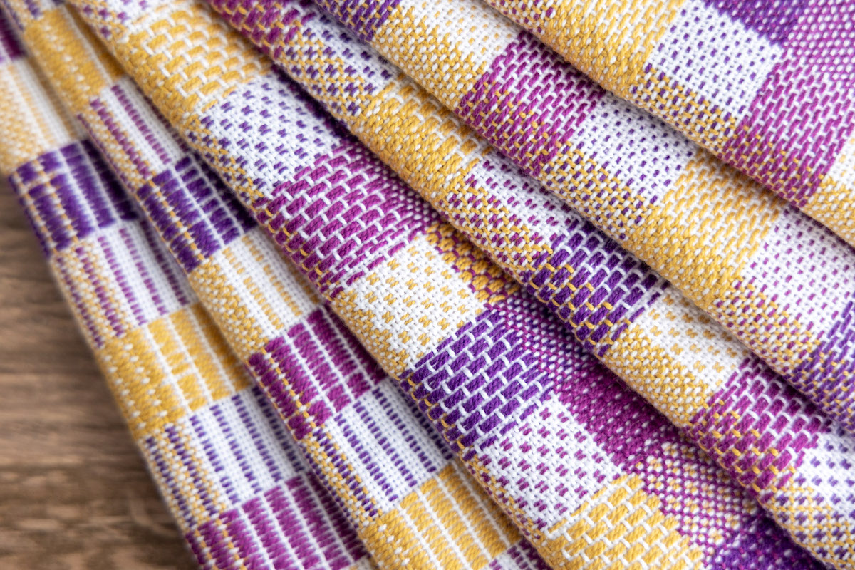 Handwoven summer & winter colourful kitchen towels