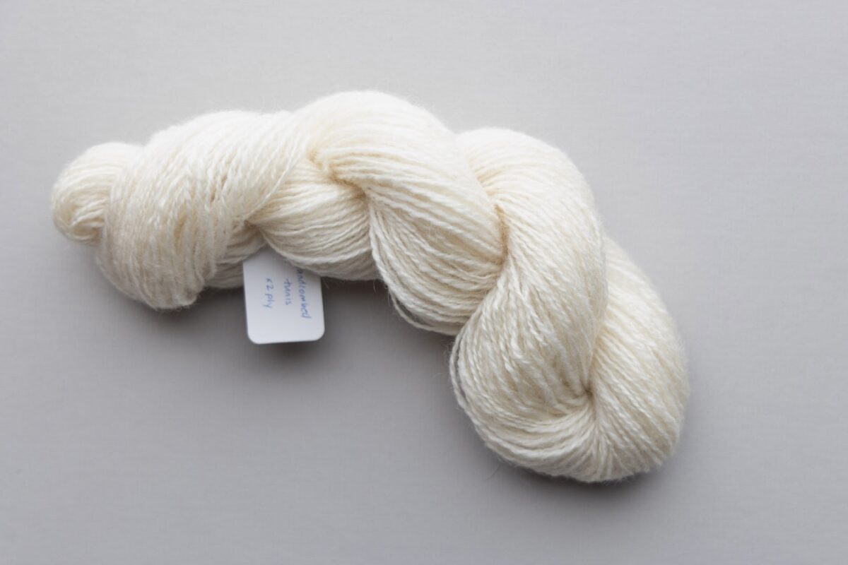 Handspun Tunis Longwool.