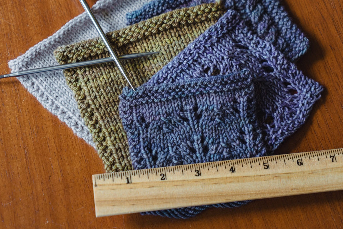 All swatches have been recorded in the gauge library.