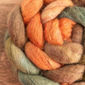 Trifecta spinning fibre by SweetGeorgia Yarns in Riverfront colourway