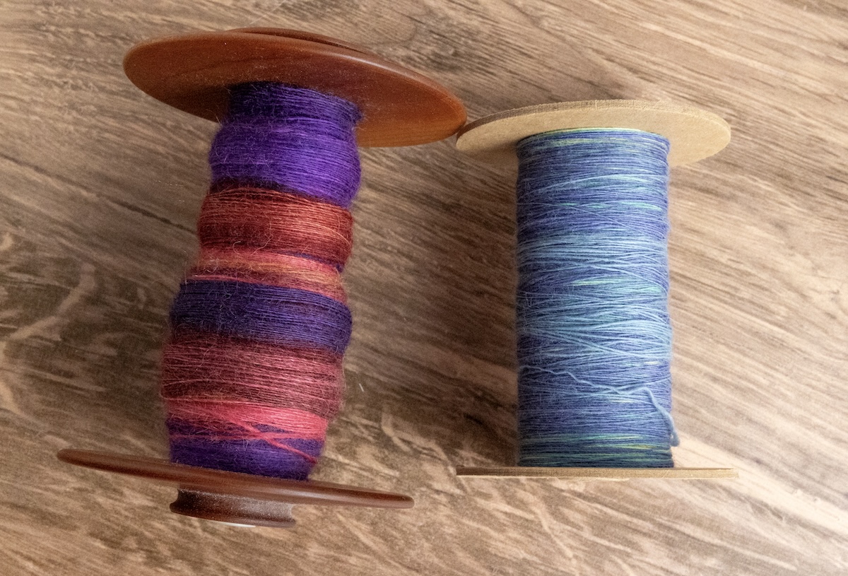 Plying Tips for Handspun Yarn Success: Hills and valleys