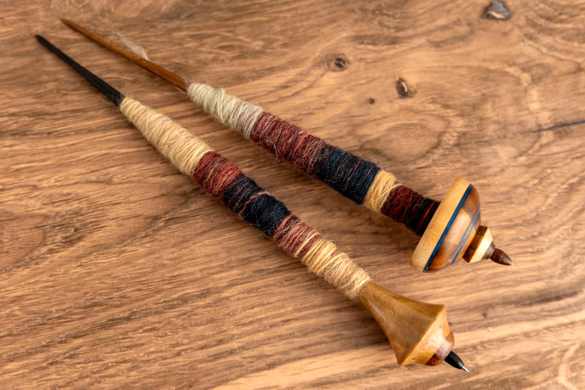 From Singles on a Spindle to Plied Yarn in Your Hands: Spindles needing to be emptied