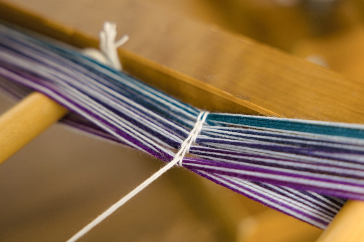Warping Around: How to Use a Warping Mill: Counting threads complete