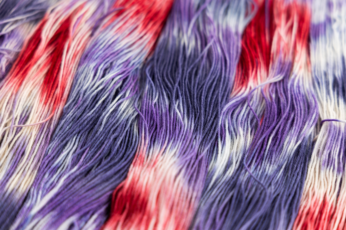 Lizzy Line November Club yarn colourway