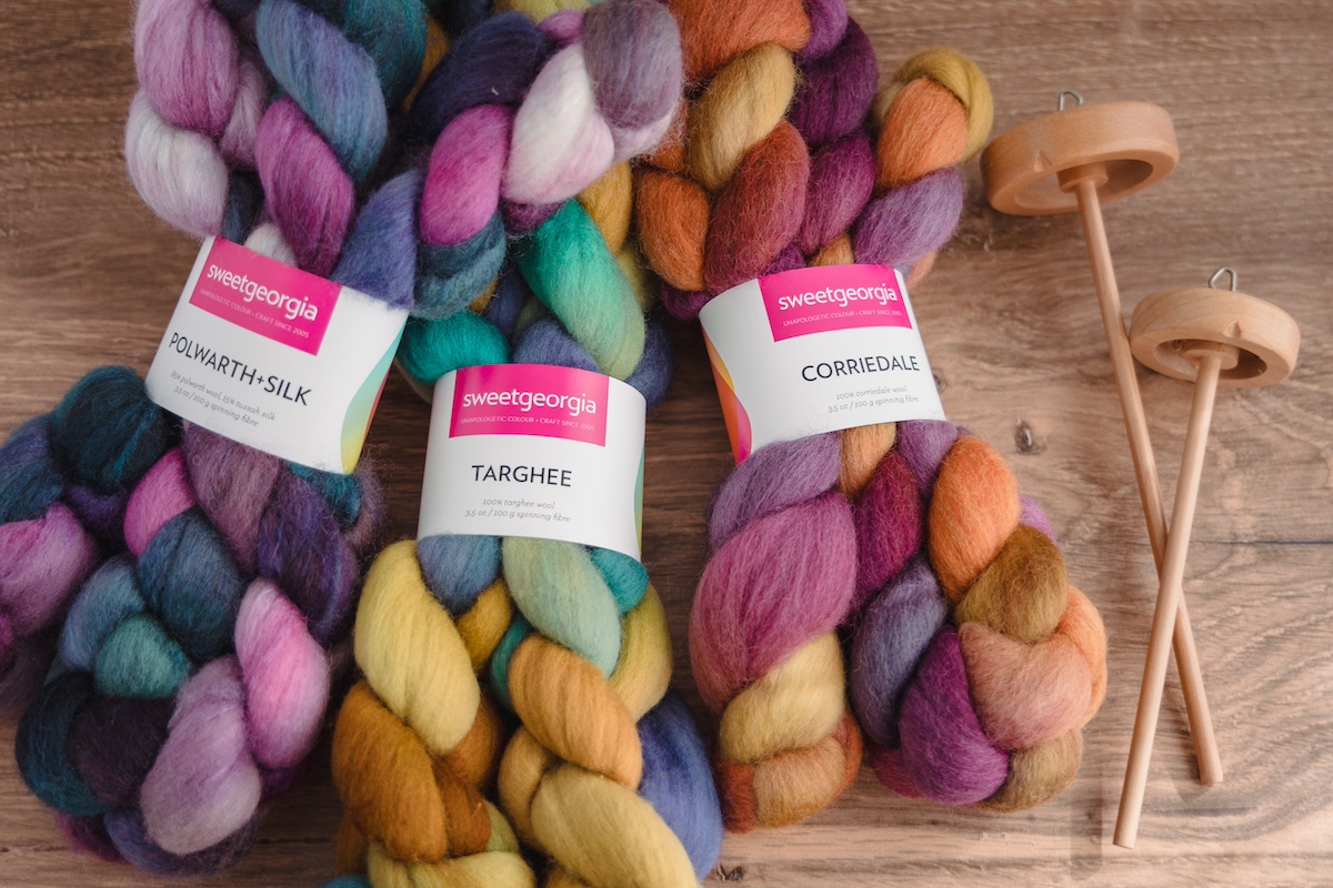 SweetGeorgia fibre for new spinners