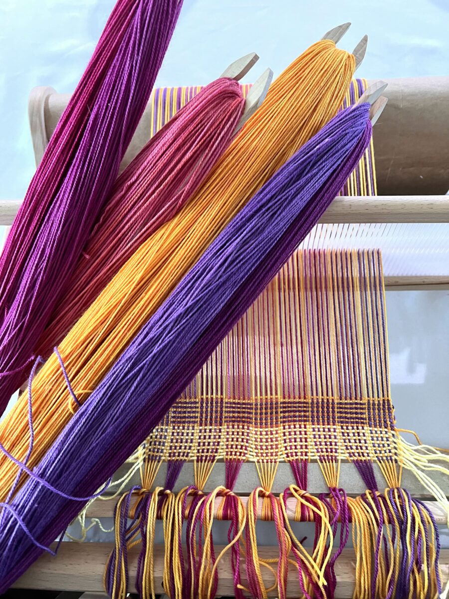 2024 Winterful Weave-Along project in-progress