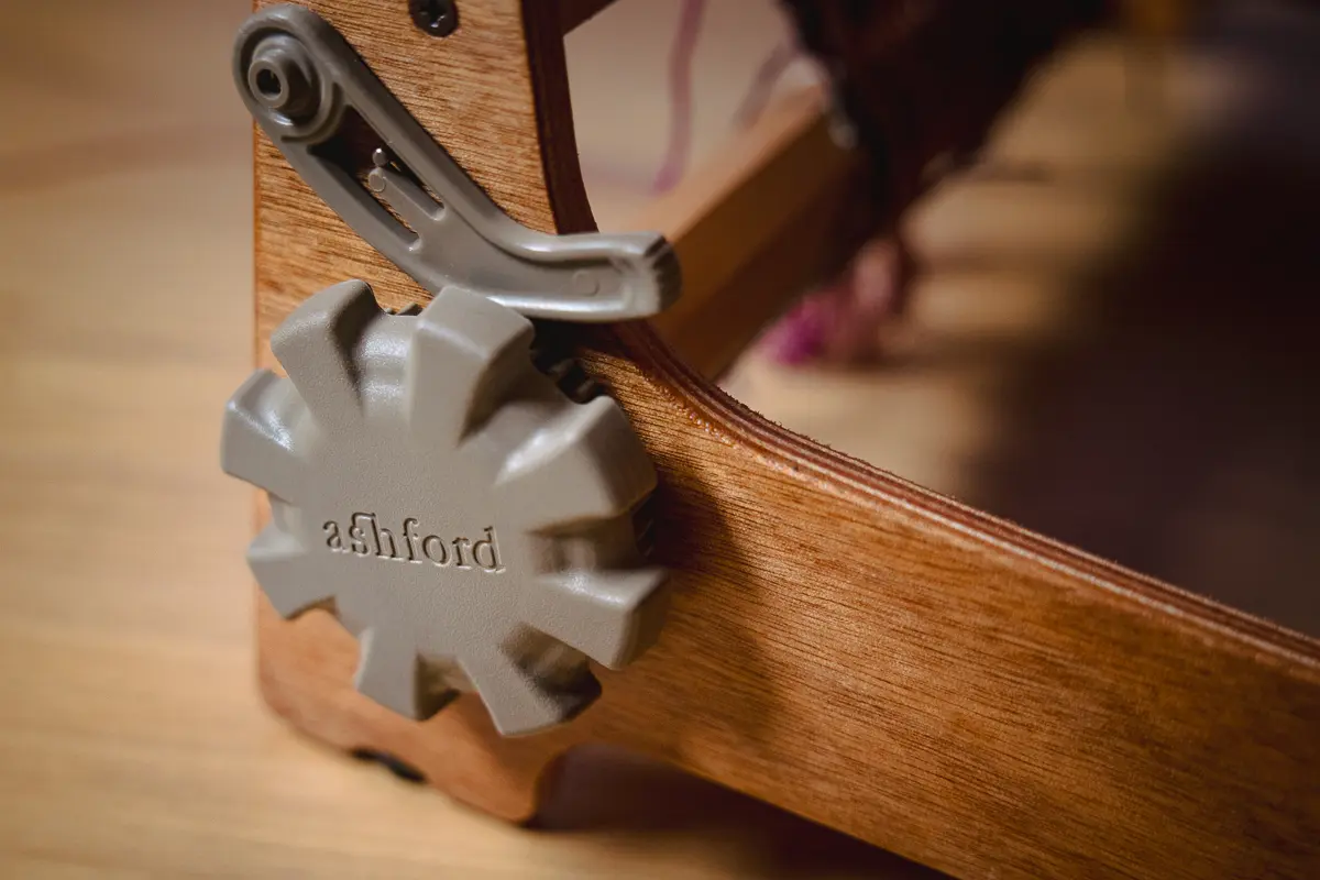 Nylon ratchet system for the Ashford Brooklyn loom