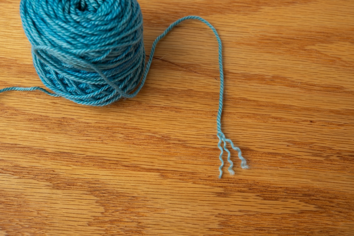 commercial yarn unravelled