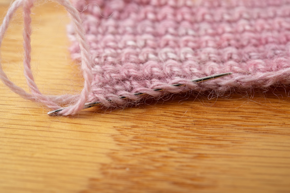 closed fabric step 1