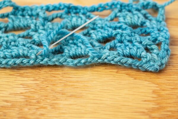 lacy fabric step 2
