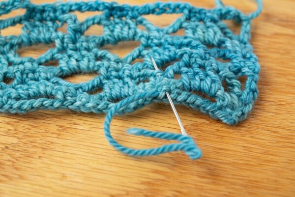 lacy fabric step 3