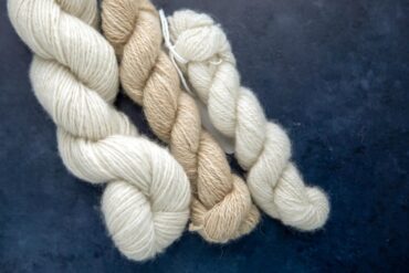 100% cashmere handspun yarns.