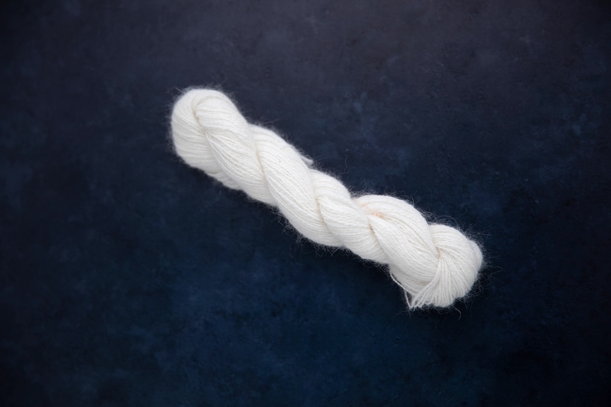 100% angora (rabbit) handspun yarn