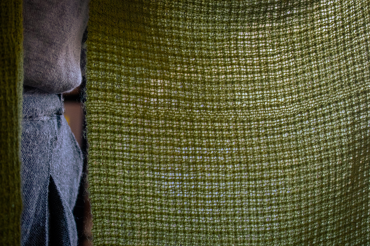 Handwoven scarf