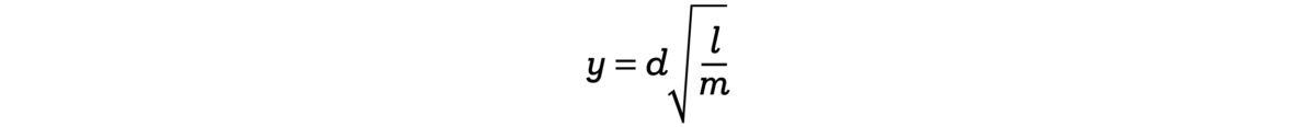 Ashenhursts Formula for Yarn Diameter