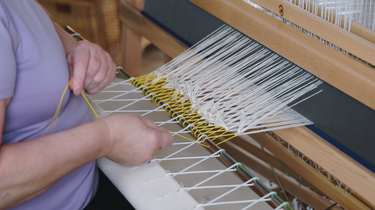 Lashing tips from the Intentional Weaver course.