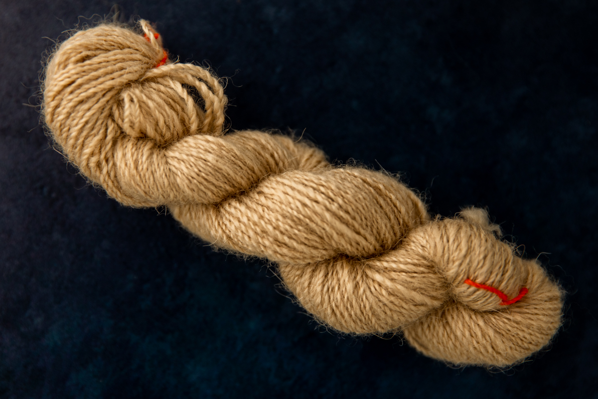 Handspun 100% camel yarn 
