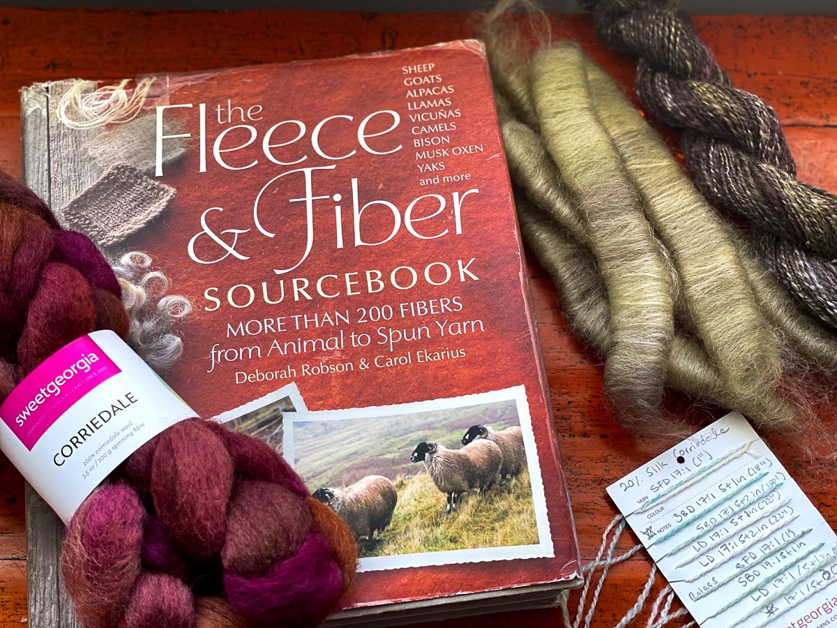 The Fleece & Fibre Sourcebook by Deborah Robson & Carol Ekarius.