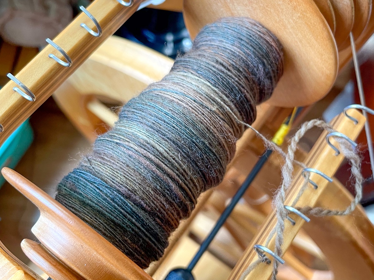 Greta's current spin project in progress.