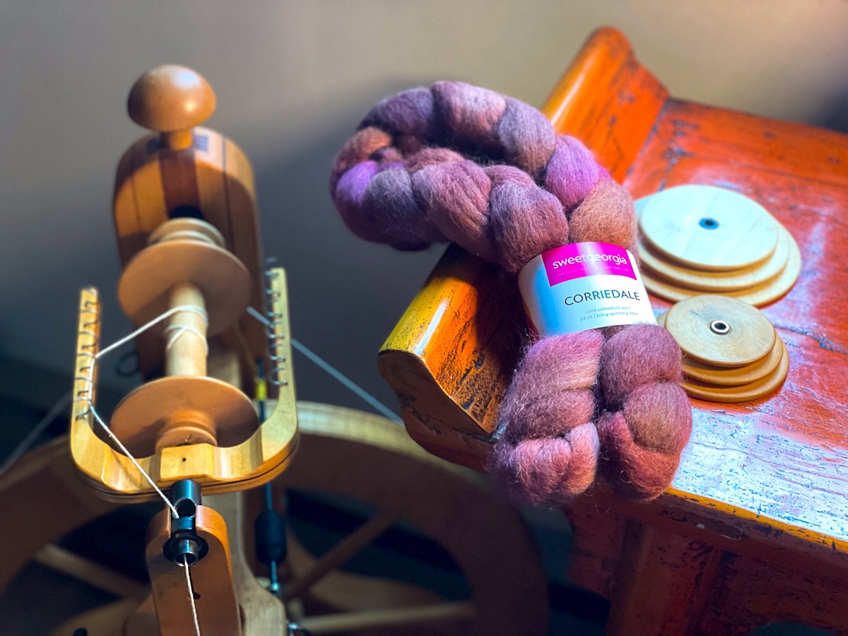 Greta's matchless and SweetGeorgia fibre