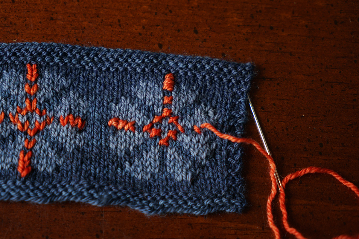 Cross stitch.