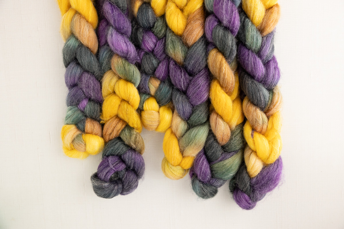 Explore our hand-dyeing courses, including one designed for dyeing large amounts of fibre! Perfect for spinners working on bigger projects, this course helps you achieve consistent colours across every batch.