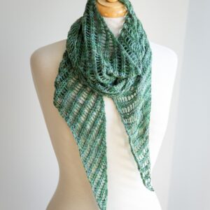 Krouse scarf knit in Wood Snake Lunar New Year 2025 colourway