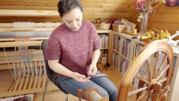 feeding onto the bobbin
