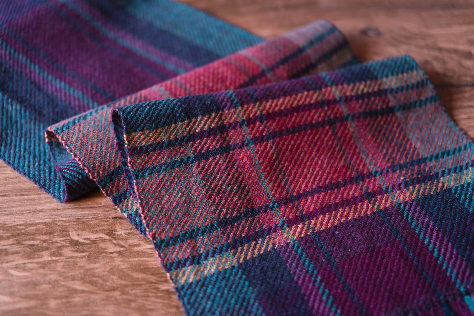 Plaid Woven Scarf