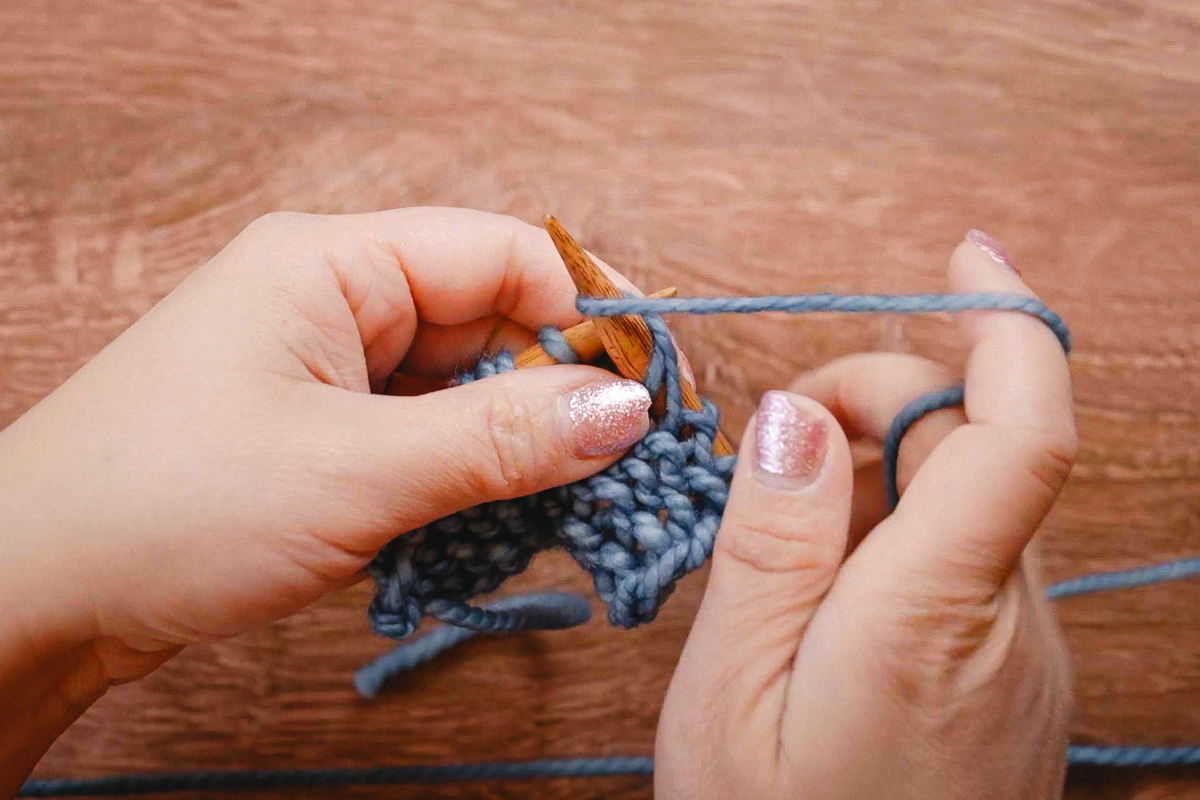 Western Stitch Mount, Western Purl Stitch