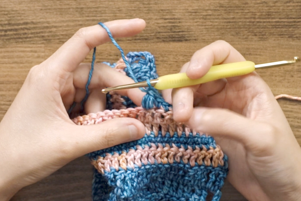 And you’re done! Enjoy your puff stitch!