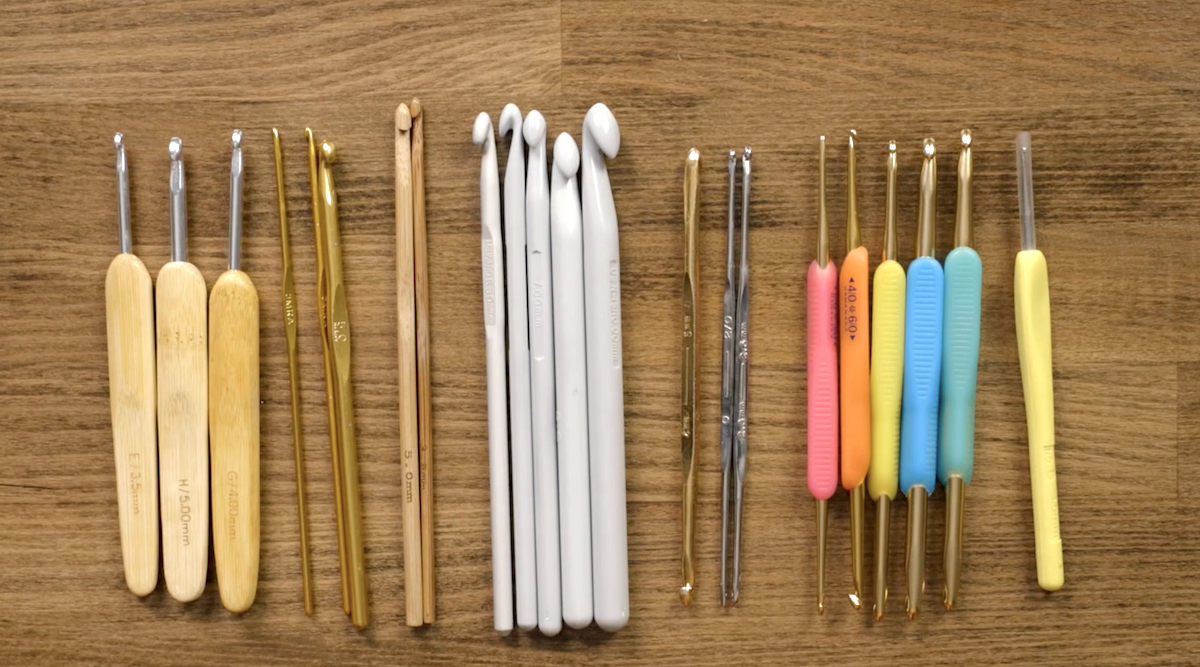 The variety of hooks is covered in this video.