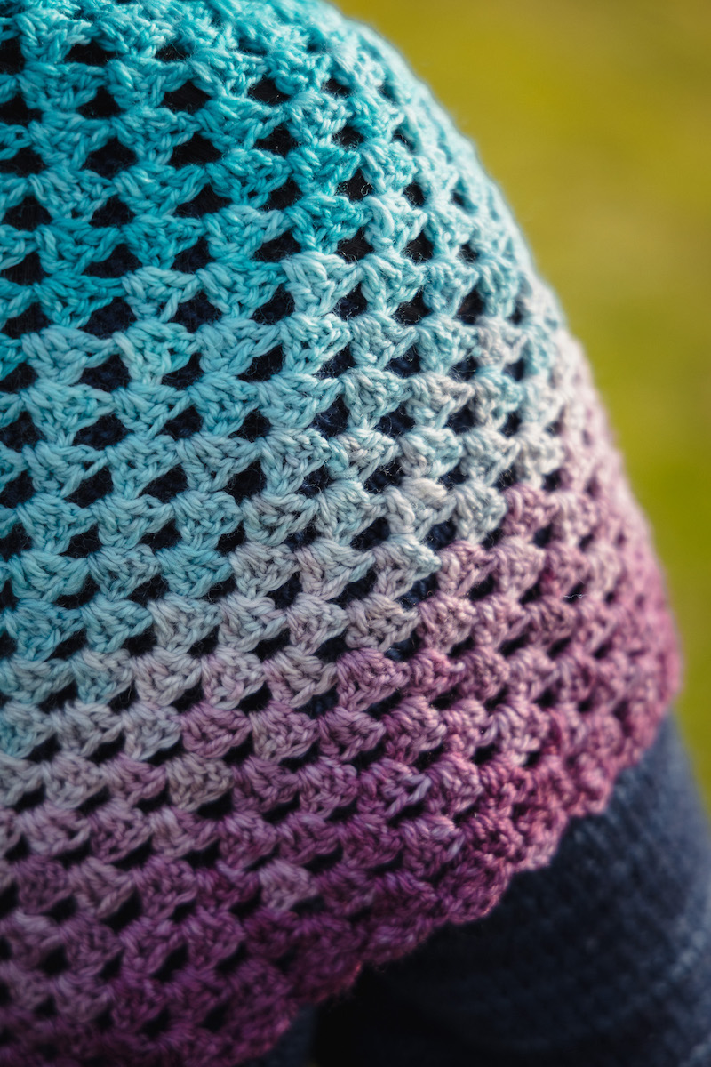 Charlotte Lee's Coast to Colour crochet shawl pattern
