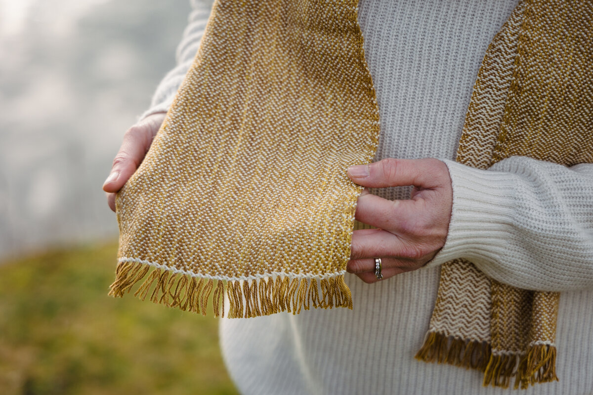 Two-Heddle Twills: Weaving the Fraser Scarf - SweetGeorgia Yarns
