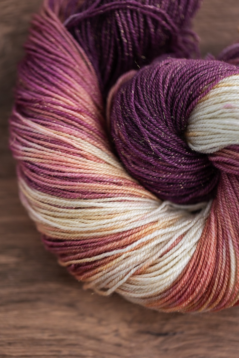 hand dyed Secret Stash Club yarn by SweetGeorgia