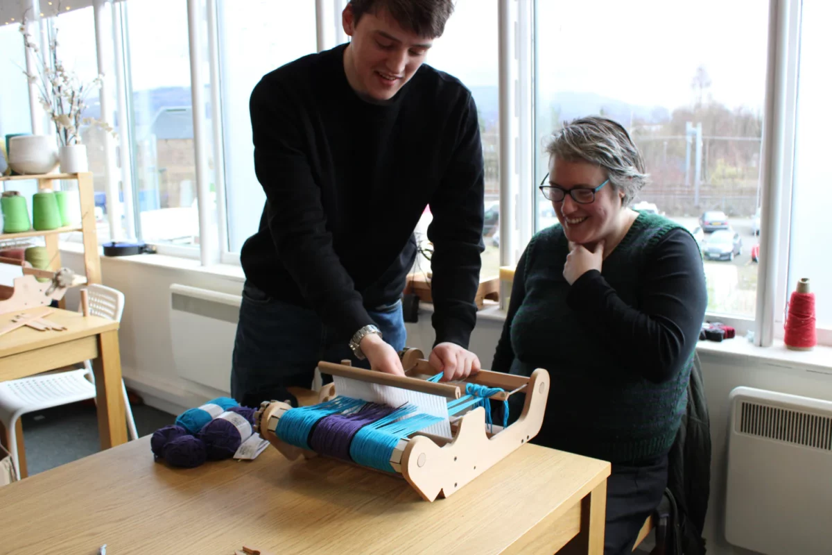 Teaching weaving