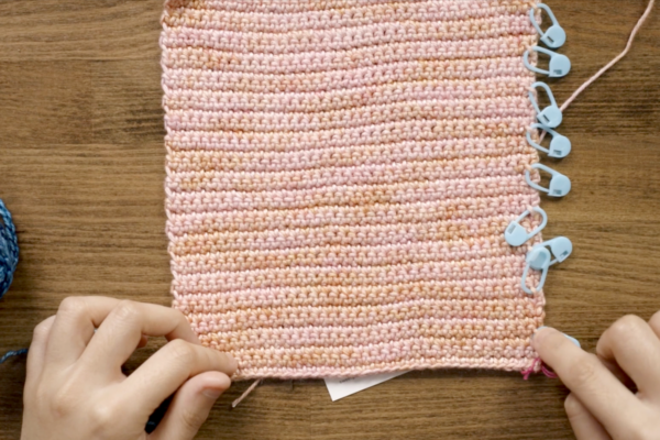single crochet dishcloth
